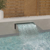 Cascade avec LED 60x34x14 cm Acier inoxydable 304