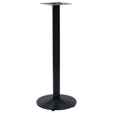 Black bistro table leg Ø43x107 cm cast iron