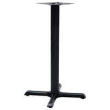 Black bistro table leg 56x56x72 cm cast iron