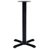 Black bistro table leg 56x56x72 cm cast iron