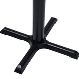 Black bistro table leg 56x56x72 cm cast iron