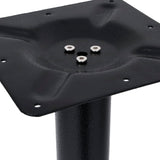 Black bistro table leg 56x56x72 cm cast iron