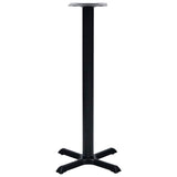 Black Bistro Table Leg 56x56x107 cm Cast Iron