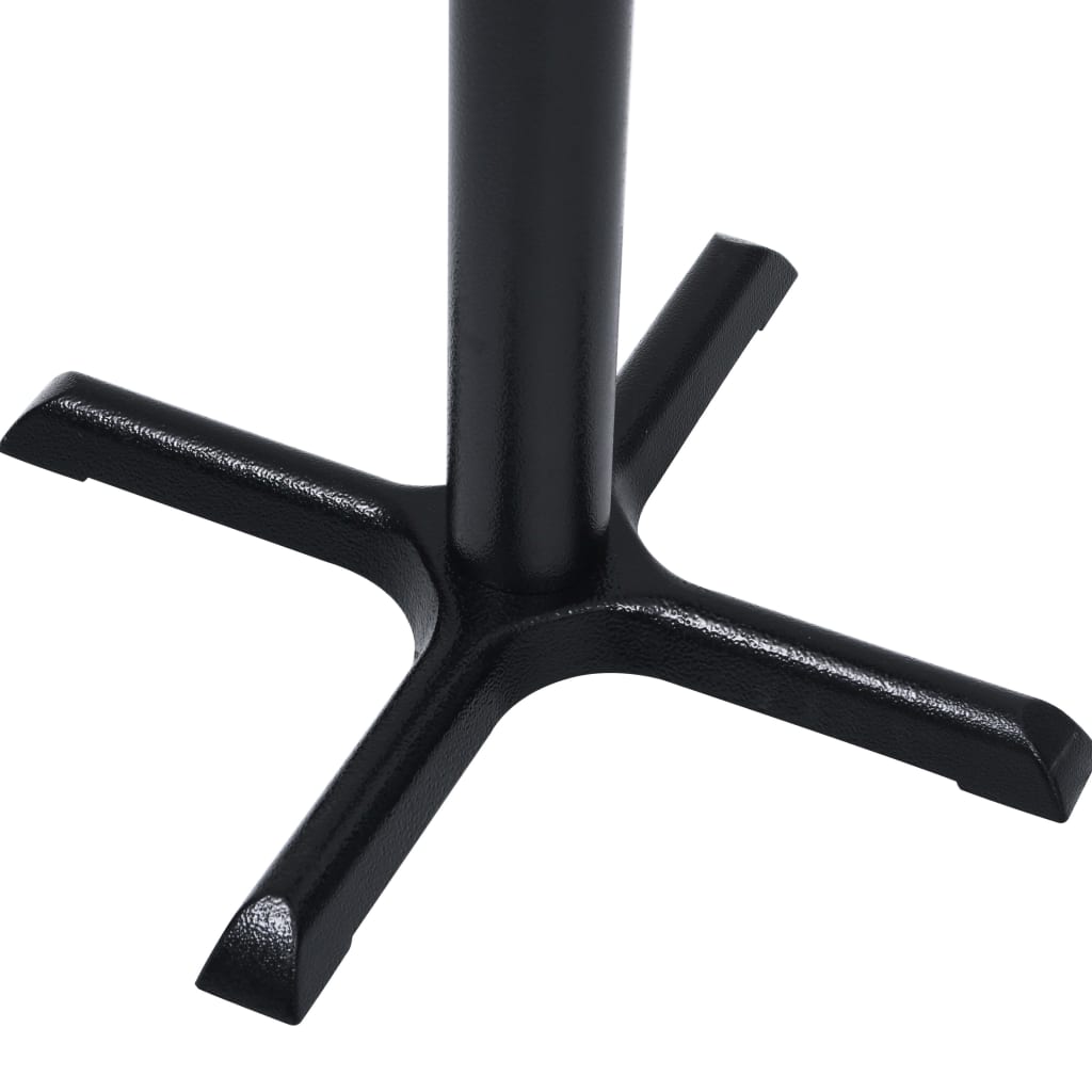 Black Bistro Table Leg 56x56x107 cm Cast Iron