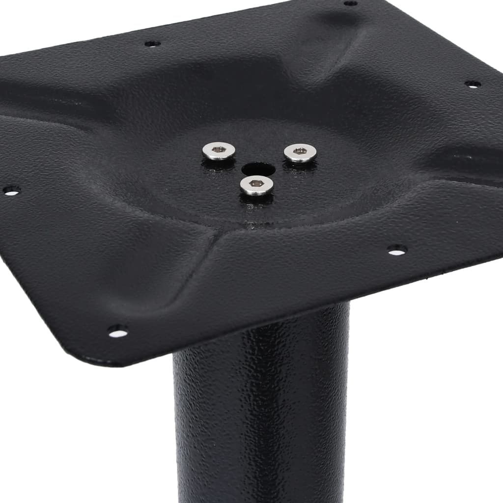 Black Bistro Table Leg 56x56x107 cm Cast Iron