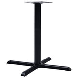 Black bistro table leg 76x76x72 cm cast iron