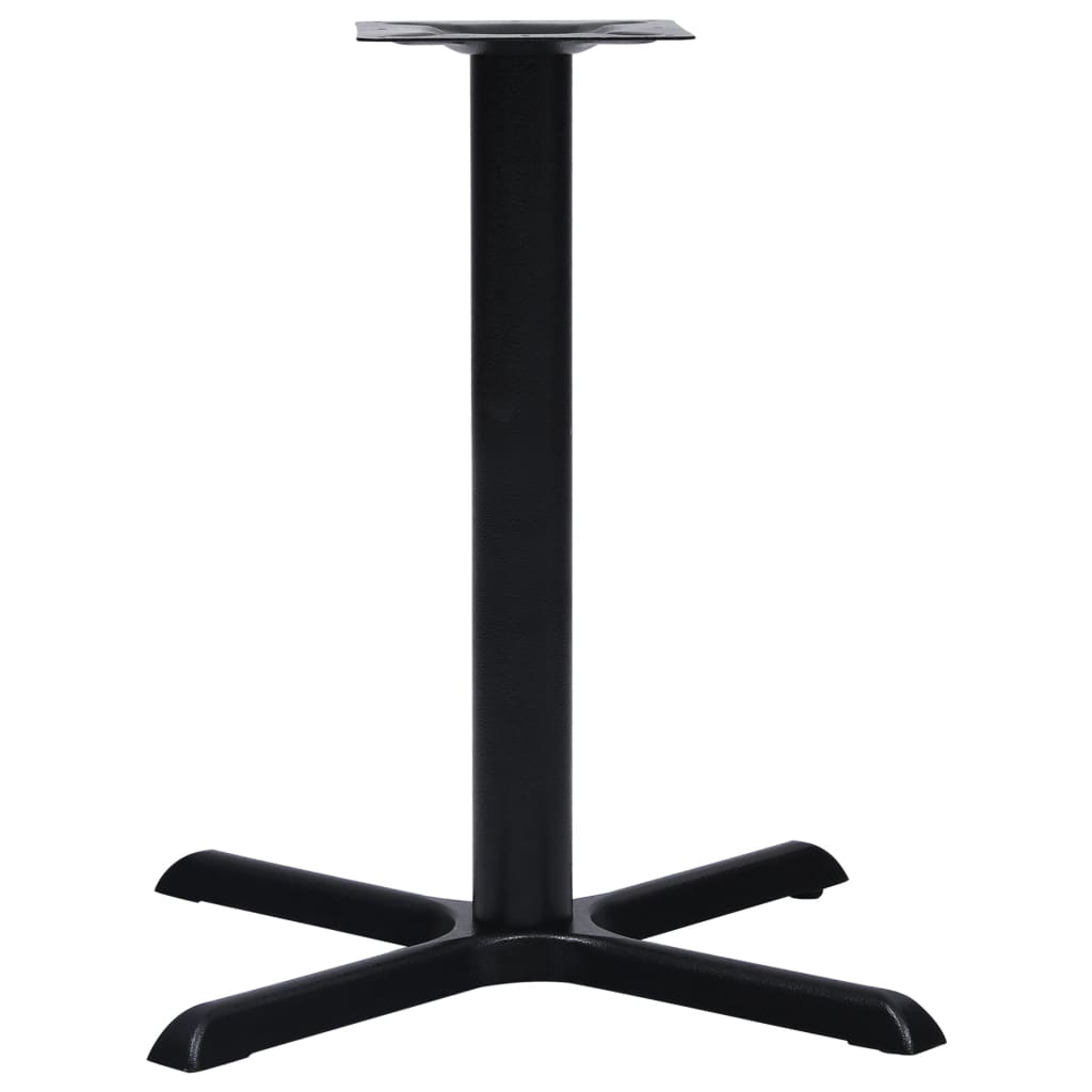 Black bistro table leg 76x76x72 cm cast iron