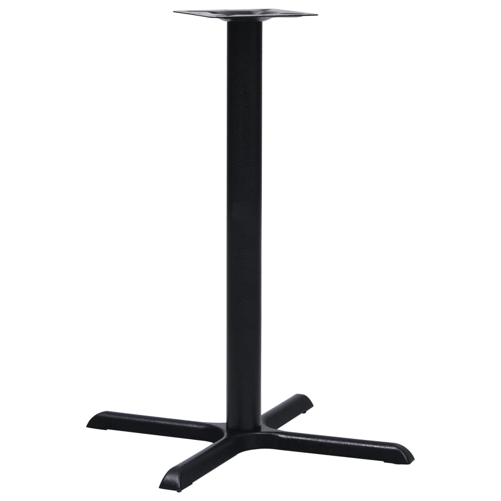 Black Bistro Table Leg 76x76x107 cm Cast Iron