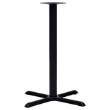 Black Bistro Table Leg 76x76x107 cm Cast Iron