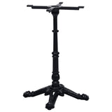 Black bistro table leg 52x52x72 cm cast iron