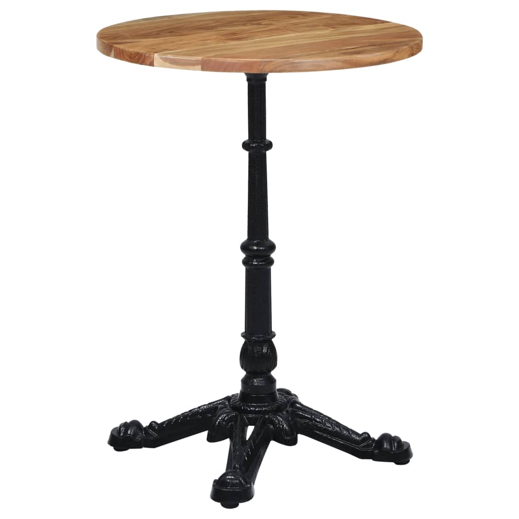 Black bistro table leg 52x52x72 cm cast iron