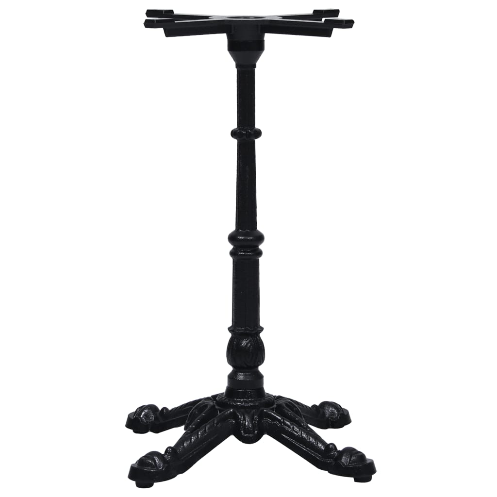 Black bistro table leg 52x52x72 cm cast iron