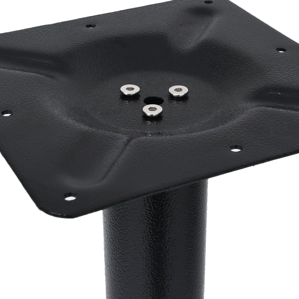 Black bistro table leg 52x52x72 cm cast iron