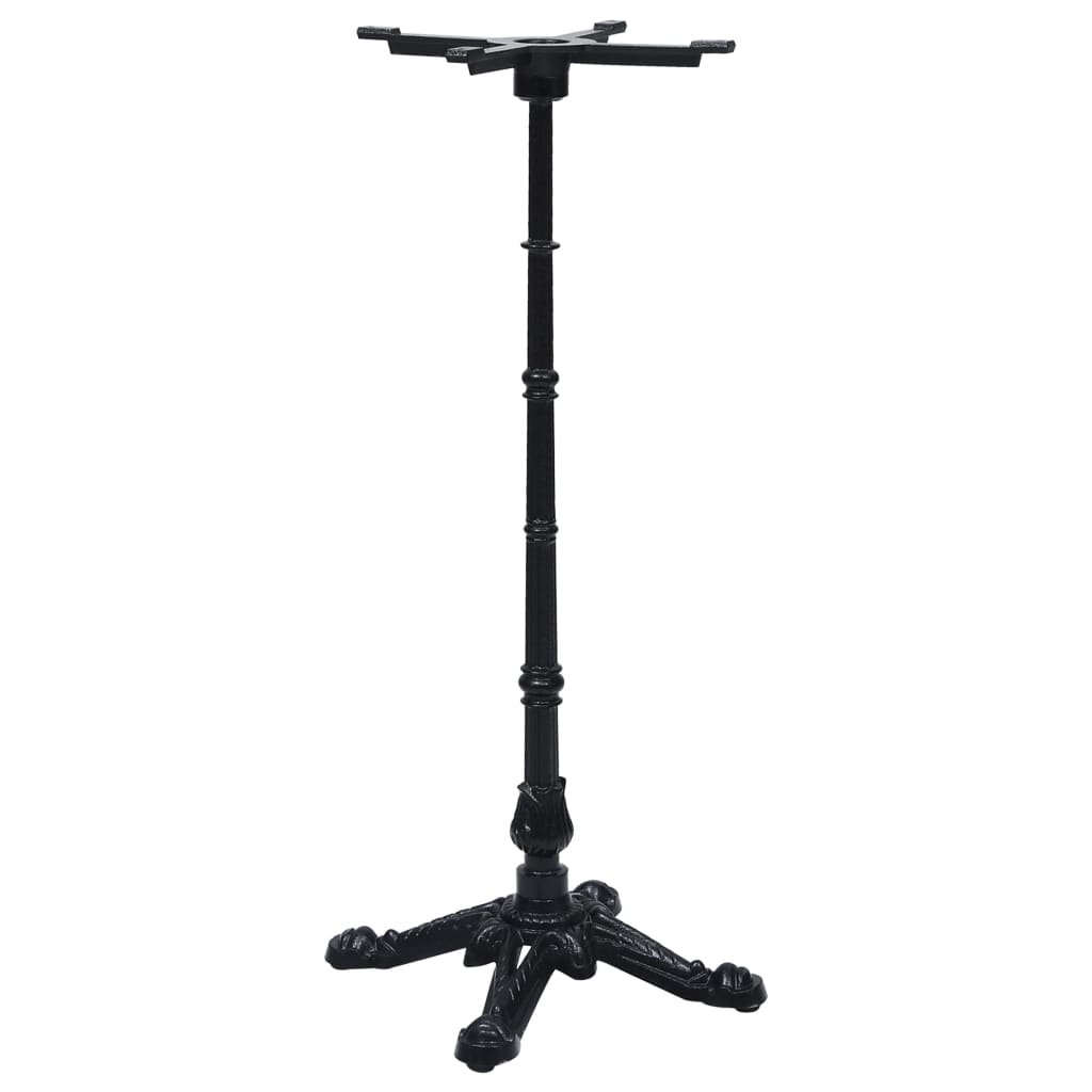 Black bistro table leg 52x52x108 cm cast iron