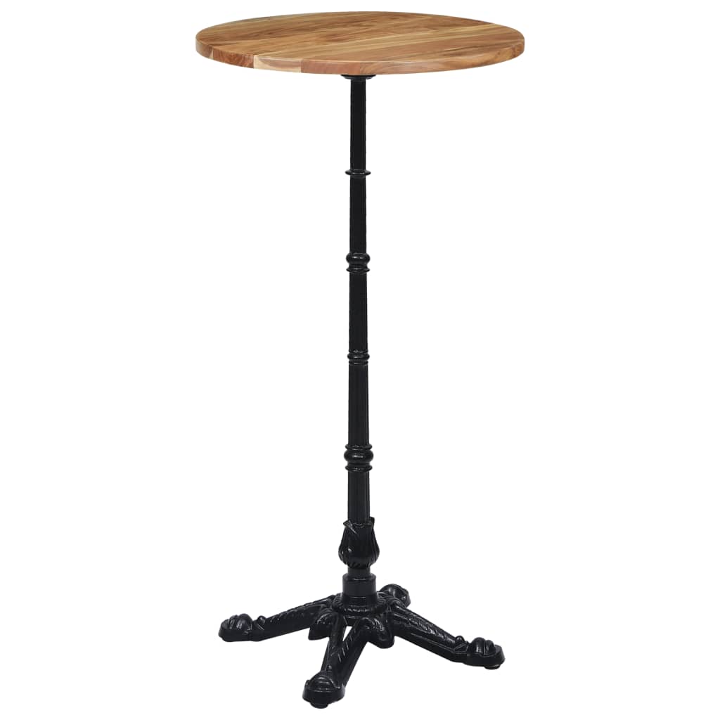 Black bistro table leg 52x52x108 cm cast iron