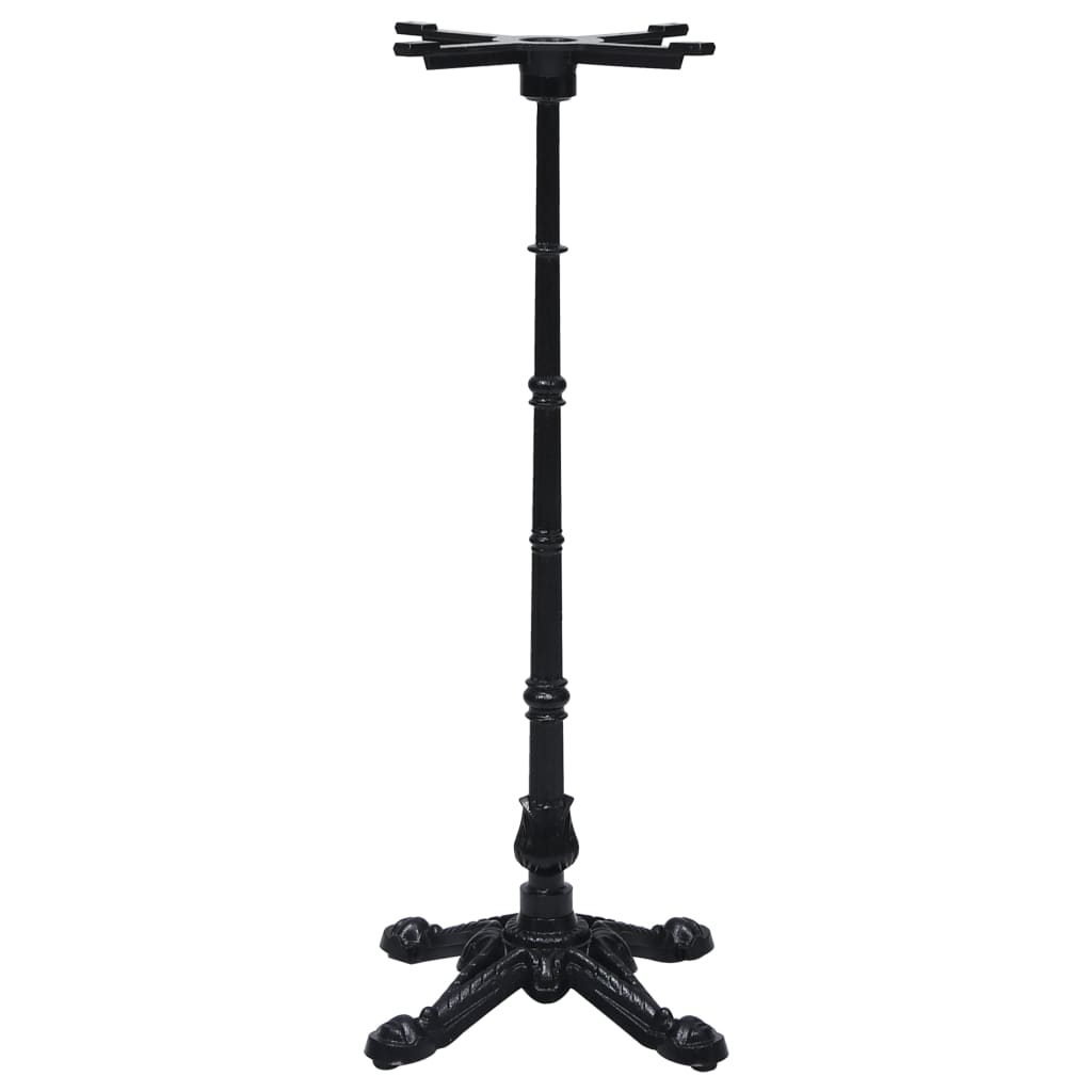 Black bistro table leg 52x52x108 cm cast iron