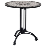 Black bistro table leg Ø60x72 cm cast aluminum