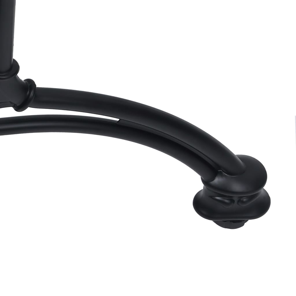 Black Bistro Table Leg 93x60x72 cm Cast Aluminum