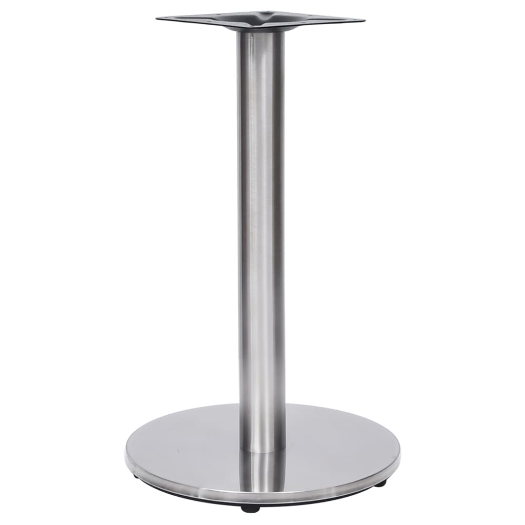 Silver bistro table leg Ø45x72 cm stainless steel