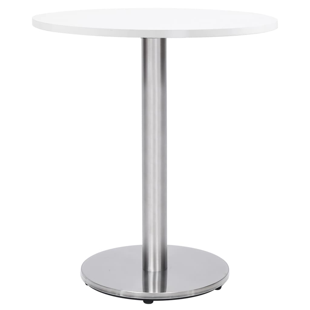 Silver bistro table leg Ø45x72 cm stainless steel