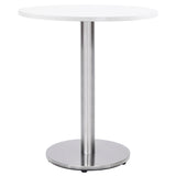 Silver bistro table leg Ø45x72 cm stainless steel