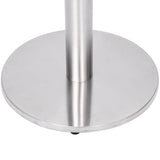 Silver bistro table leg Ø45x72 cm stainless steel