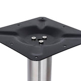 Bistro table leg Silver Ø45x107 cm Stainless steel