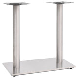 Bistro table leg Silver 70x40x72 cm Stainless steel