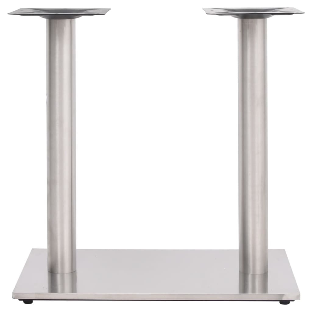 Bistro table leg Silver 70x40x72 cm Stainless steel