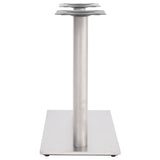 Bistro table leg Silver 70x40x72 cm Stainless steel