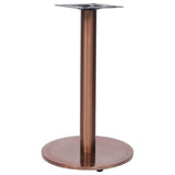 Gold bistro table leg Ø45x72 cm stainless steel