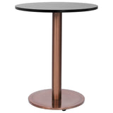 Gold bistro table leg Ø45x72 cm stainless steel