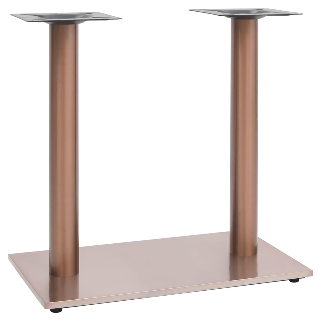 Brass Bistro Table Leg 70x40x72 cm Stainless Steel