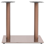 Brass Bistro Table Leg 70x40x72 cm Stainless Steel