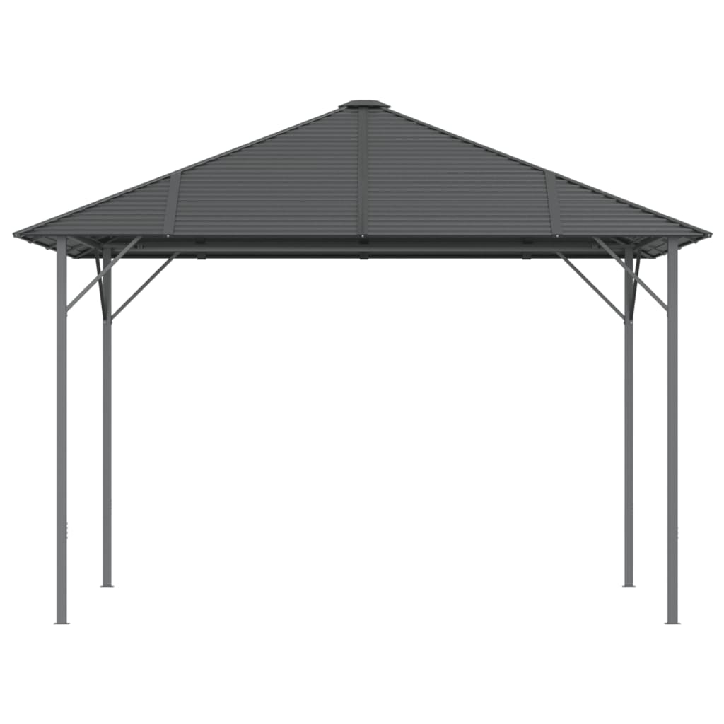 Belvédère avec toit 3x3 m Anthracite