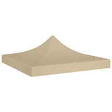 Toit de tente de réception 3x3 m Beige 270 g/m²