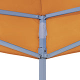 Toit de tente de réception 3x3 m Orange 270 g/m²