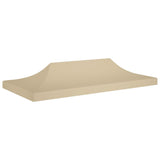 Toit de tente de réception 6x3 m Beige 270 g/m²