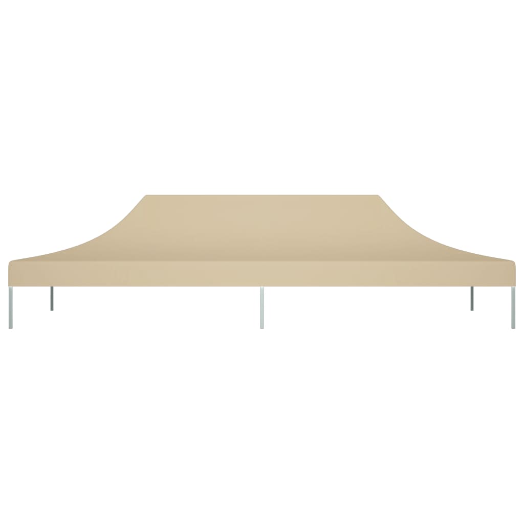 Toit de tente de réception 6x3 m Beige 270 g/m²