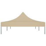 Toit de tente de réception 6x3 m Beige 270 g/m²