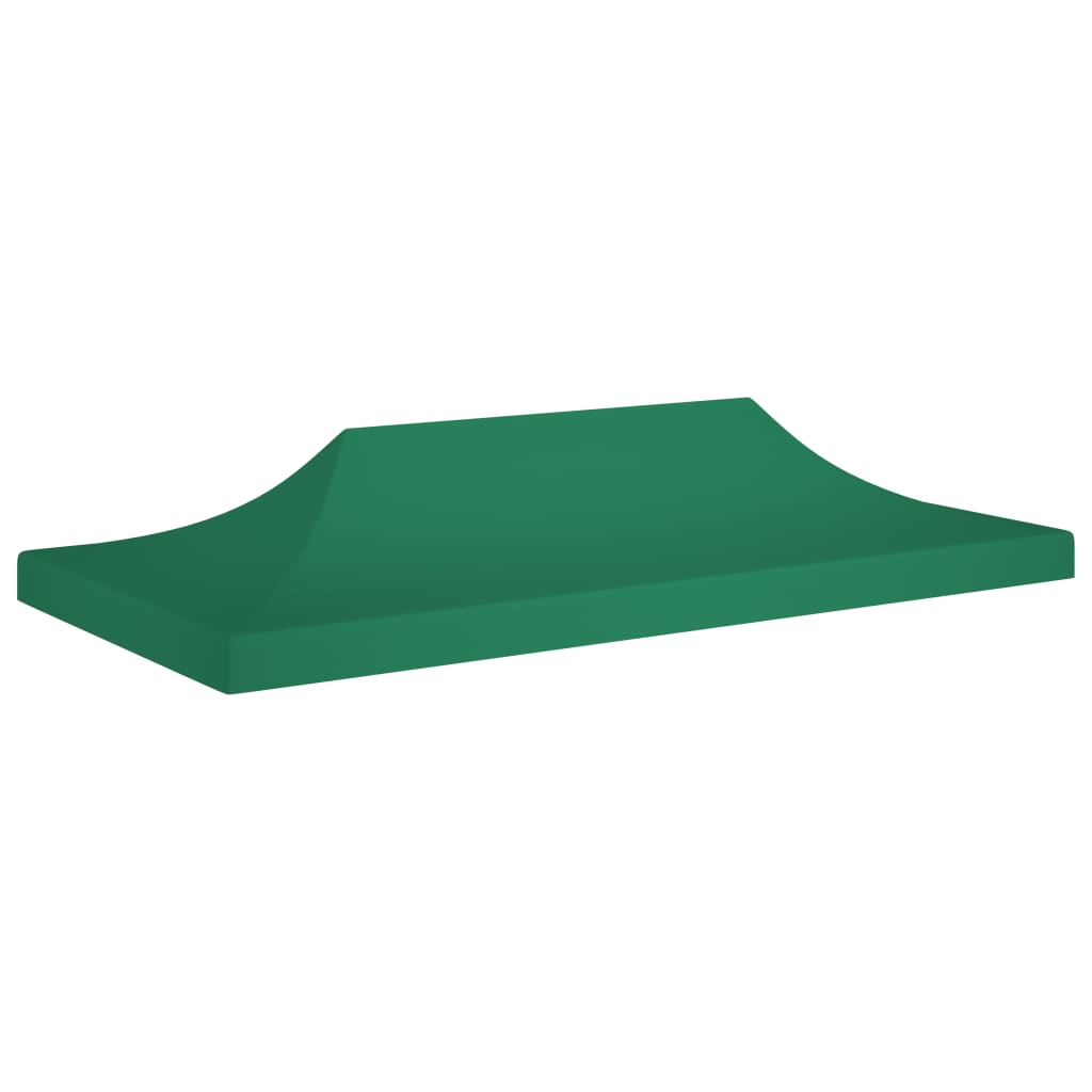 Toit de tente de réception 6x3 m Vert 270 g/m²