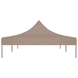 Toit de tente de réception 6x3 m Taupe 270 g/m²