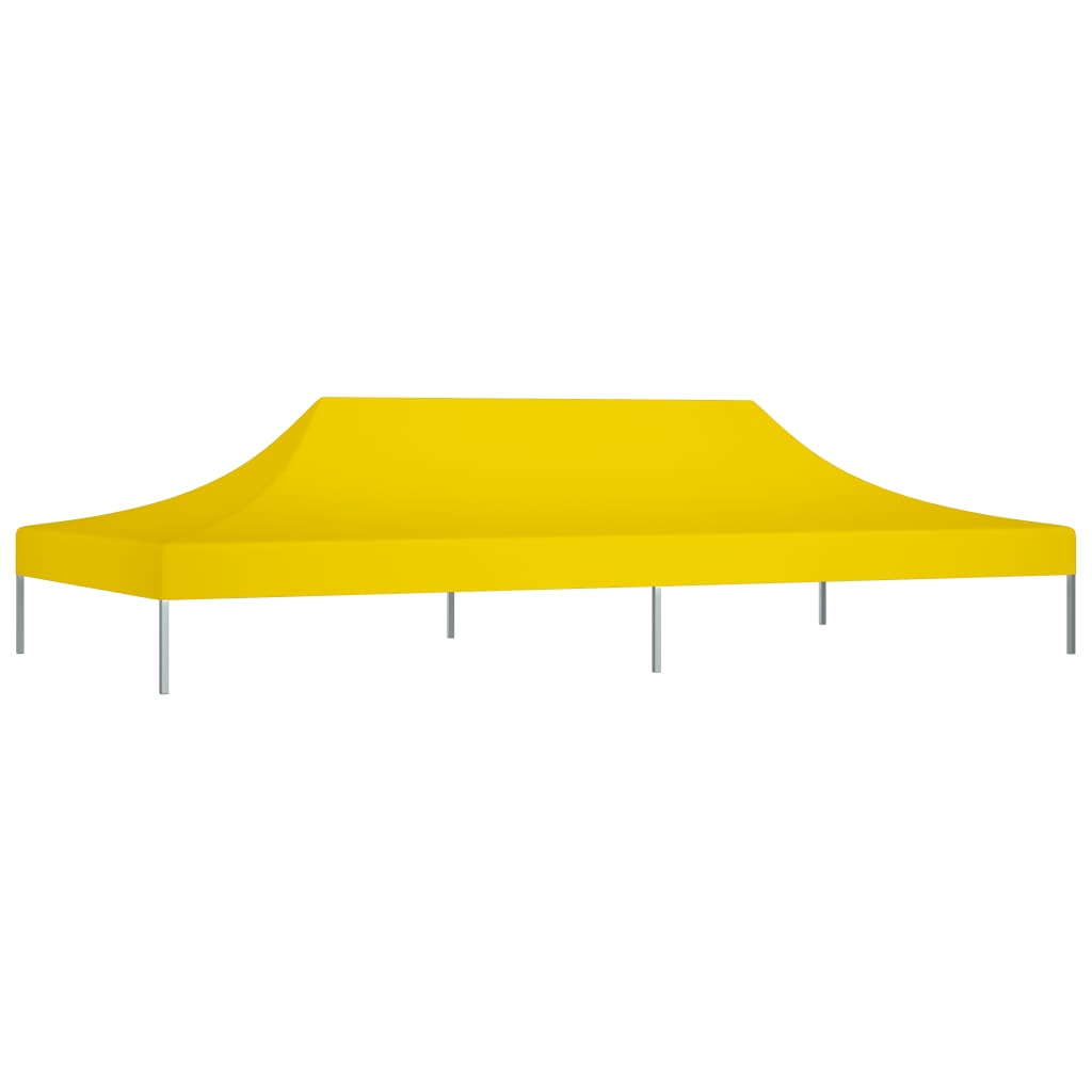 Toit de tente de réception 6x3 m Jaune 270 g/m²