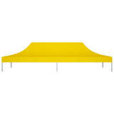 Toit de tente de réception 6x3 m Jaune 270 g/m²