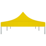 Toit de tente de réception 6x3 m Jaune 270 g/m²