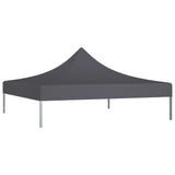 Toit de tente de réception 2x2 m Anthracite 270 g/m²