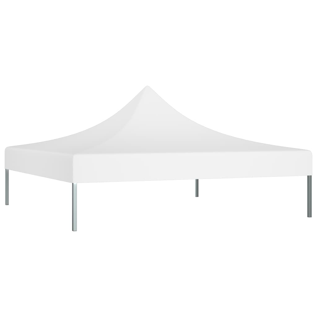 Toit de tente de réception 2x2 m Blanc 270 g/m²