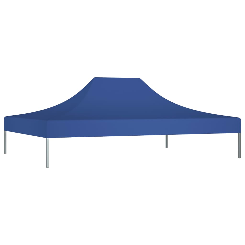 Toit de tente de réception 4x3 m Bleu 270 g/m²