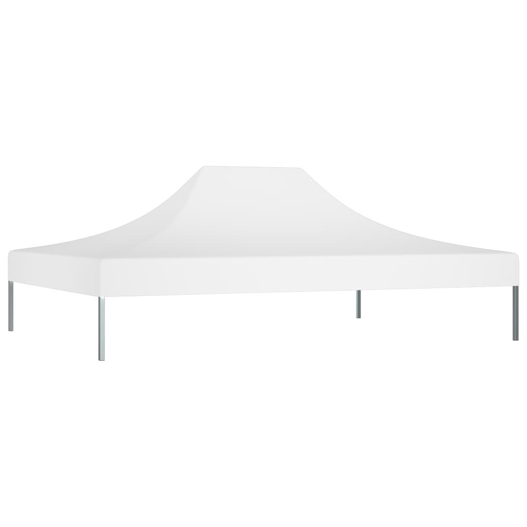 Toit de tente de réception 4x3 m Blanc 270 g/m²