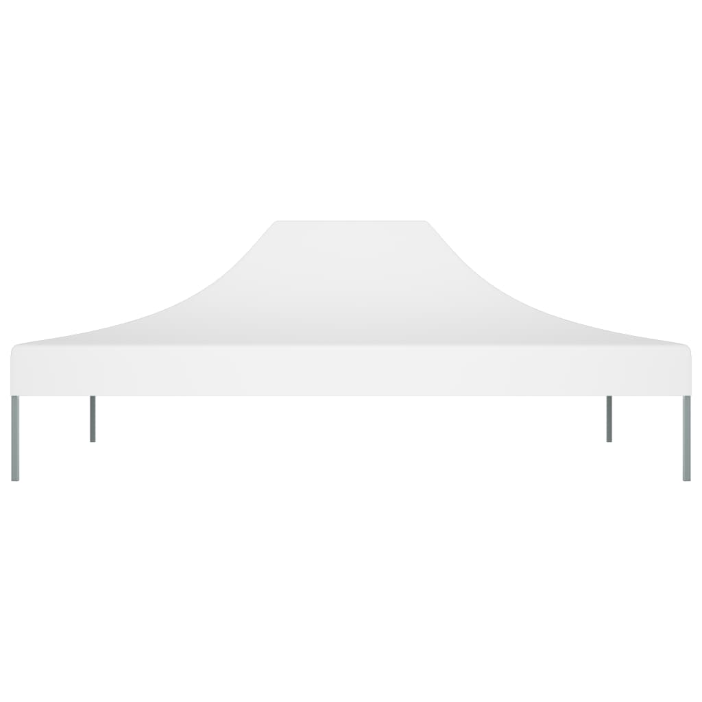 Toit de tente de réception 4x3 m Blanc 270 g/m²